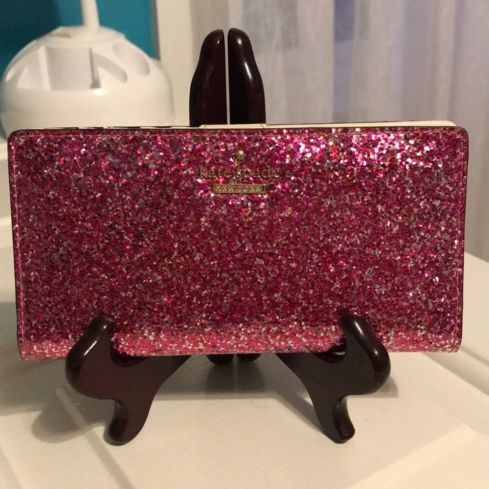 Kate Spade glitter wallet